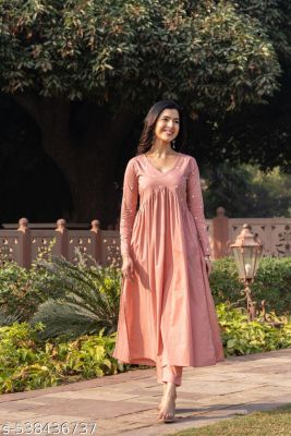 Cut And Women 2 Piece Summer Outfits Co Ord Set With Pant V Neck 34 Sleves Indian Co Ord Set Indian