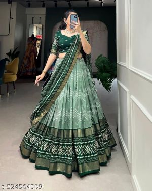 Patola Lehenga Choli 2025 Premium Lahengha Choli Raas Garba Chaniya Choli