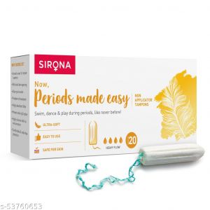 Sirona Hygiene Fda Approved Premium Digital Tampon Heavy Flow 20 Tampon