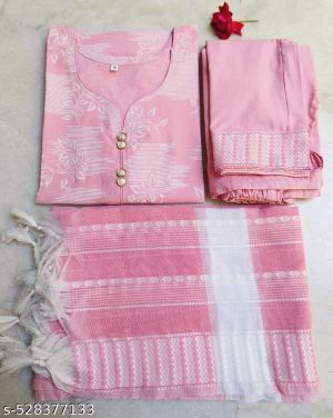Women Printed Kurti Set
