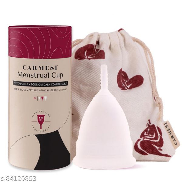 Carmesi Reusable Menstrual Cup For Women Medium Size With Free Pouch