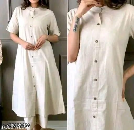 Cotton Khata Co Ord Set Kurta Plazzo
