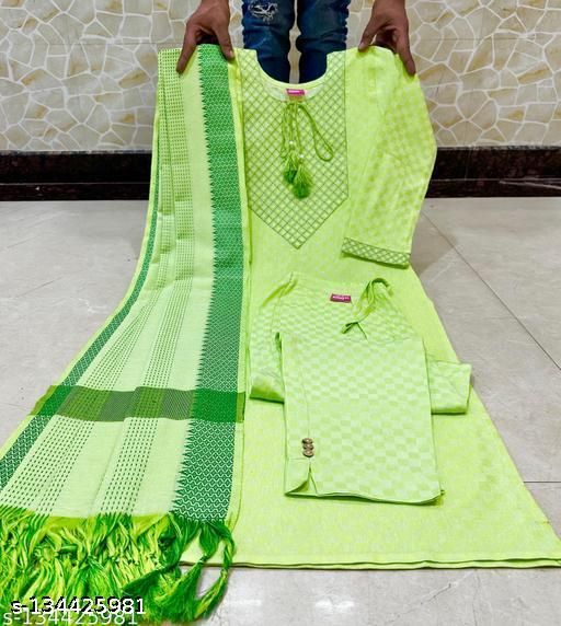 Cotton Kurti Pant Set