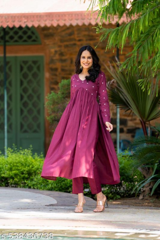 Cut And Women 2 Piece Summer Outfits Co Ord Set With Pant V Neck 34 Sleves Indian Co Ord Set Indian