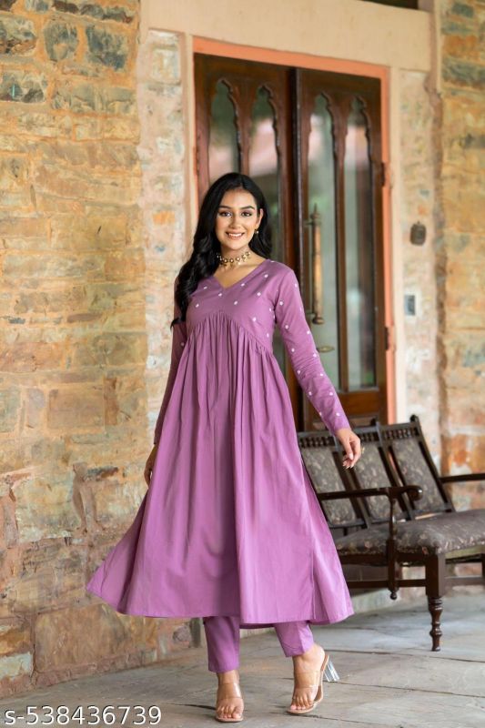 Cut And Women 2 Piece Summer Outfits Co Ord Set With Pant V Neck 34 Sleves Indian Co Ord Set Indian