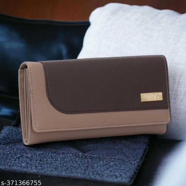 Hand Wallet For Women Stylish Clutch Foux Leather Purse With Card Slots Phone Pocket For College And Office