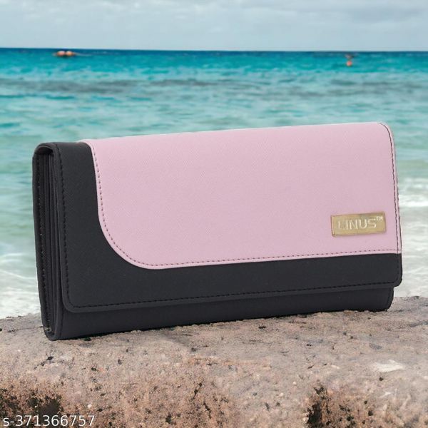 Hand Wallet For Women Stylish Clutch Foux Leather Purse With Card Slots Phone Pocket For College And Office