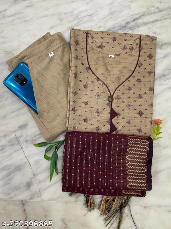 Hiba Printed Kurti with dupatta set