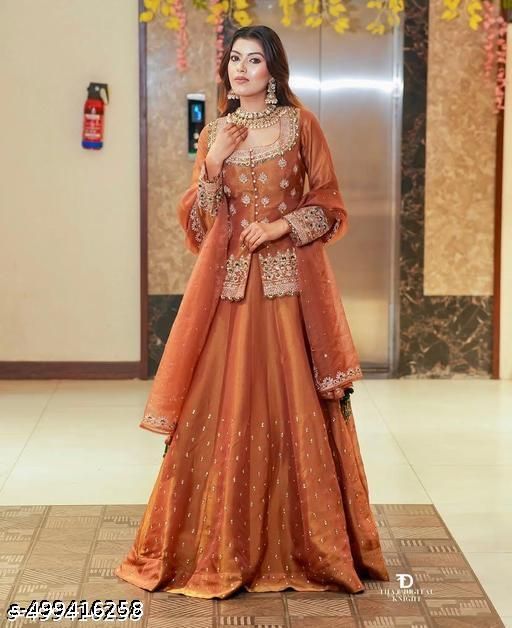 New Designer Party Top Lehenga Dupatta Set