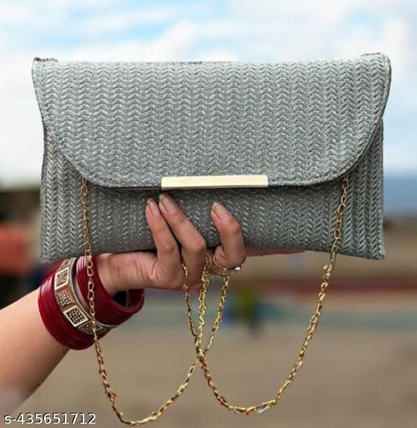 Partywear Sparkle Sling Bagclutch For Women Girls