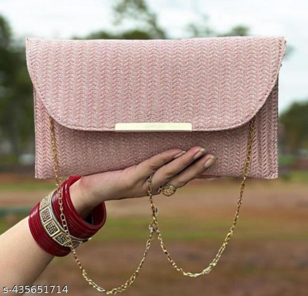 Partywear Sparkle Sling Bagclutch For Women Girls