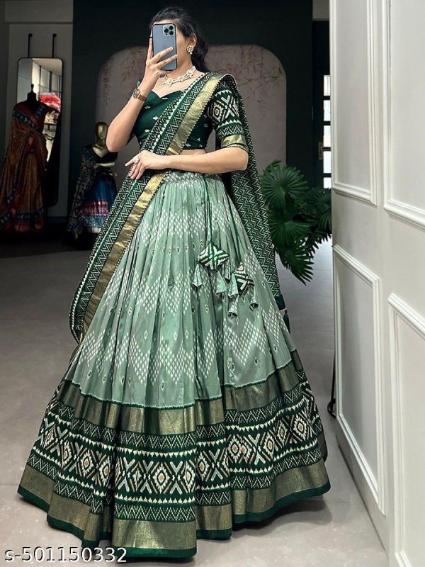 Patola Lehenga Choli 2025 Premium Lahengha Choli Raas Garba Chaniya Choli