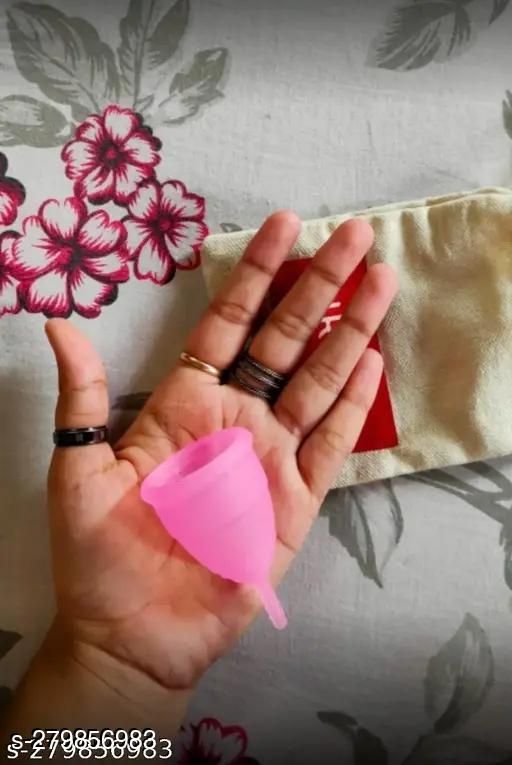 Reusable Menstrual Cup For Women Medium Size With Pouch Ultra Soft Odour Rash Free 100 Medical Grade Silicone No Leakage Protection For Up To 8 10 Hours Registered Pack Of 1