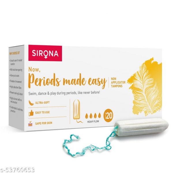 Sirona Hygiene Fda Approved Premium Digital Tampon Heavy Flow 20 Tampon