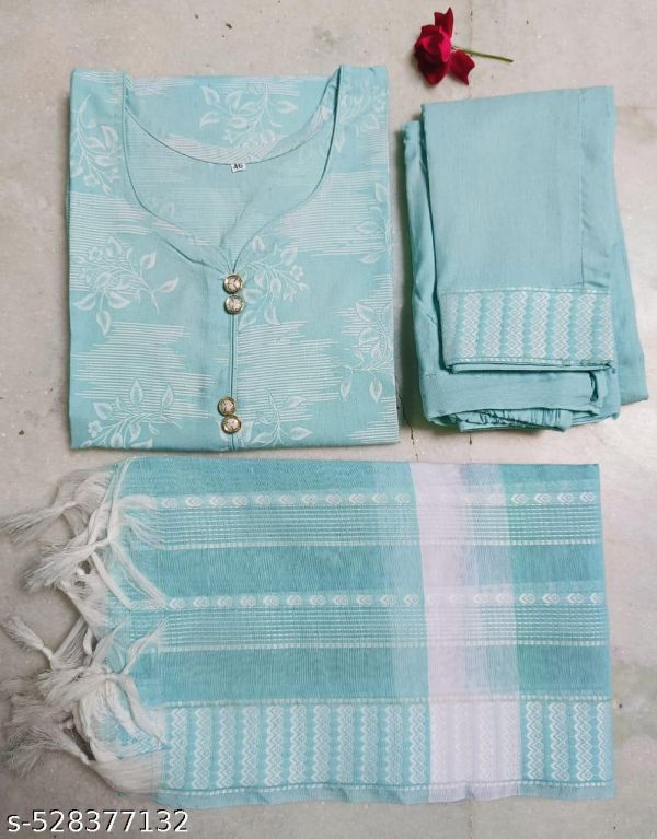 Women Printed Kurti Set