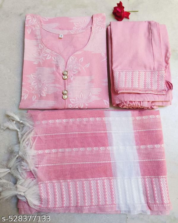 Women Printed Kurti Set