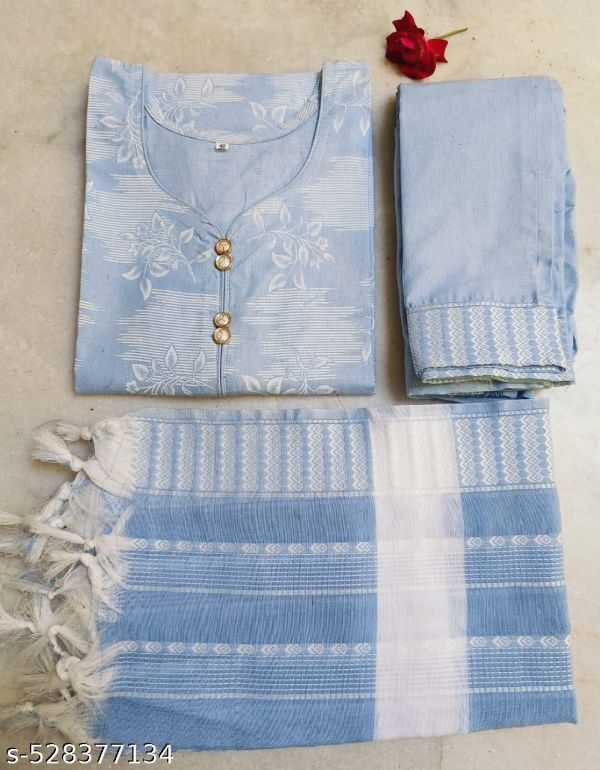 Women Printed Kurti Set