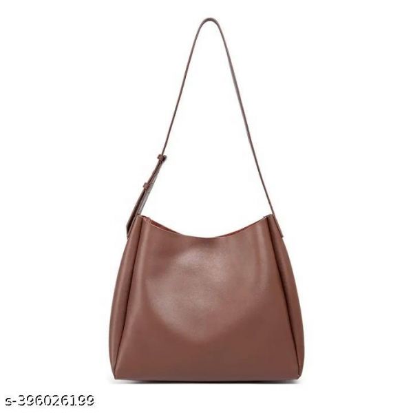 Women Tote Bag Faux Leather Handbags Casual Ladies Shoulder Bags For Shopping. With 1 Big Compartment