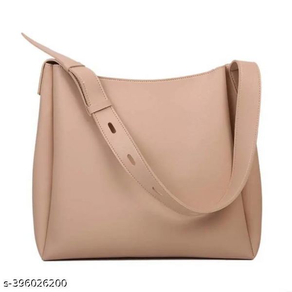 Women Tote Bag Faux Leather Handbags Casual Ladies Shoulder Bags For Shopping. With 1 Big Compartment