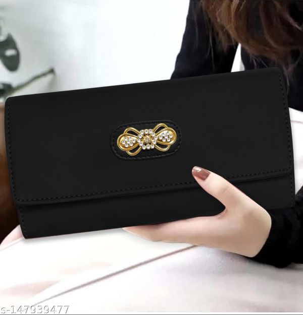 Womens And Girls Synthetic Pu Leather Mobile Hand Clutch Handbag Handwallet Purses